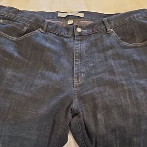 Cutter & Buck Men's 42/32 Dark Blue Relaxed 5 Pocket Jeans